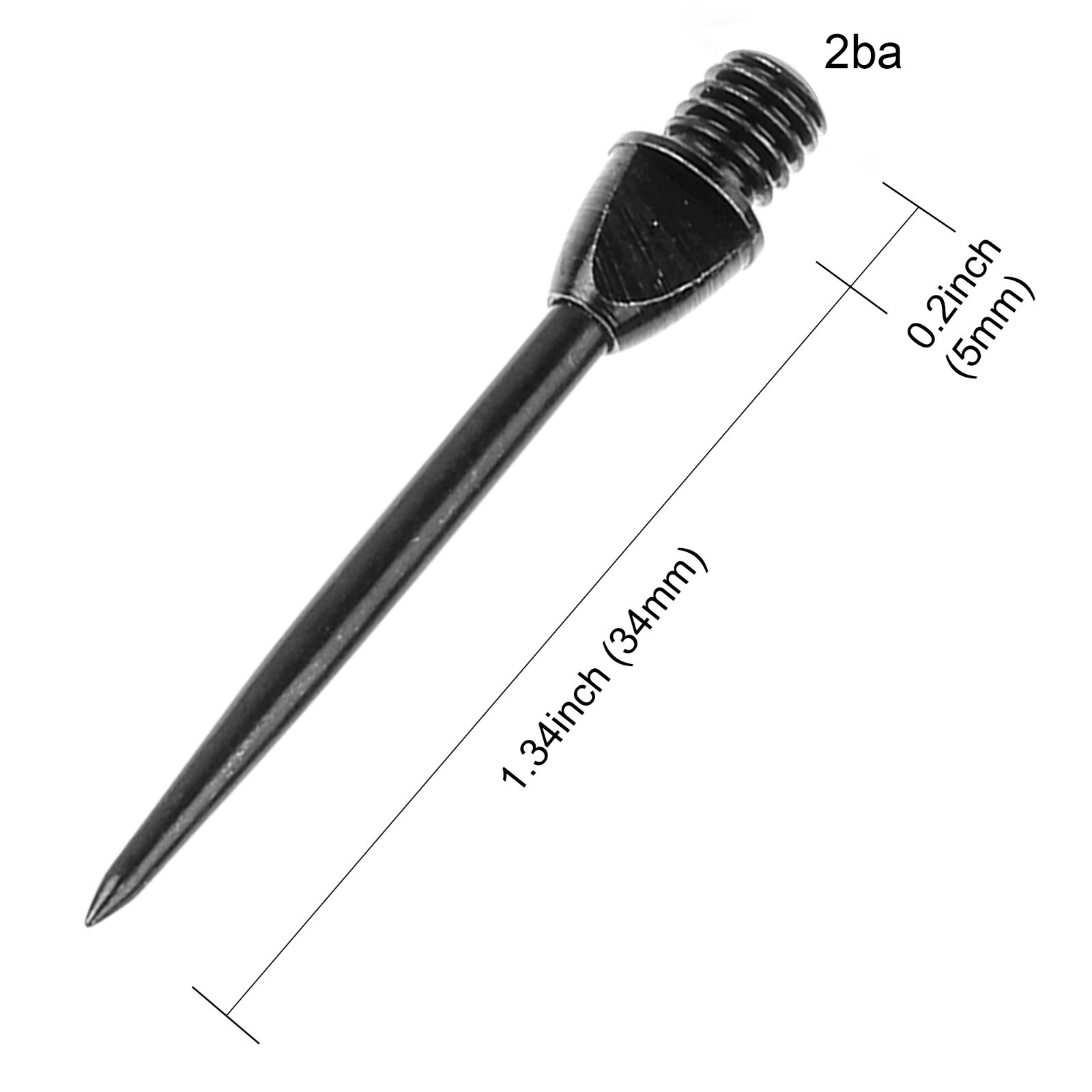 12pcs Darts Steel Points+Ruber Rings Adapter conversion Tips CyeeLife