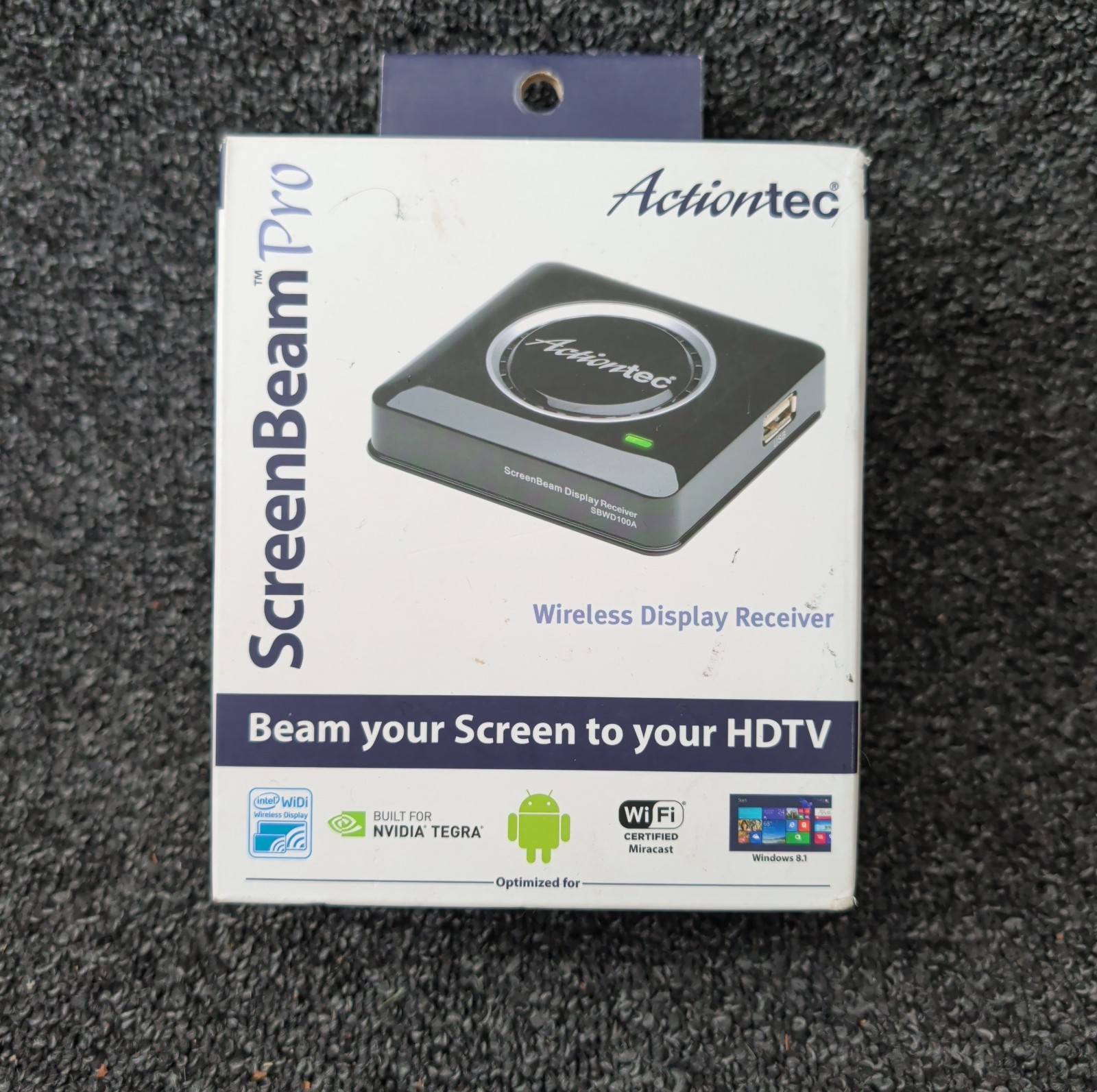 ACTIONTEC SBWD100A SCREENBEAM PRO - WIRELESS DISPLAY RECEIVER New Open Box