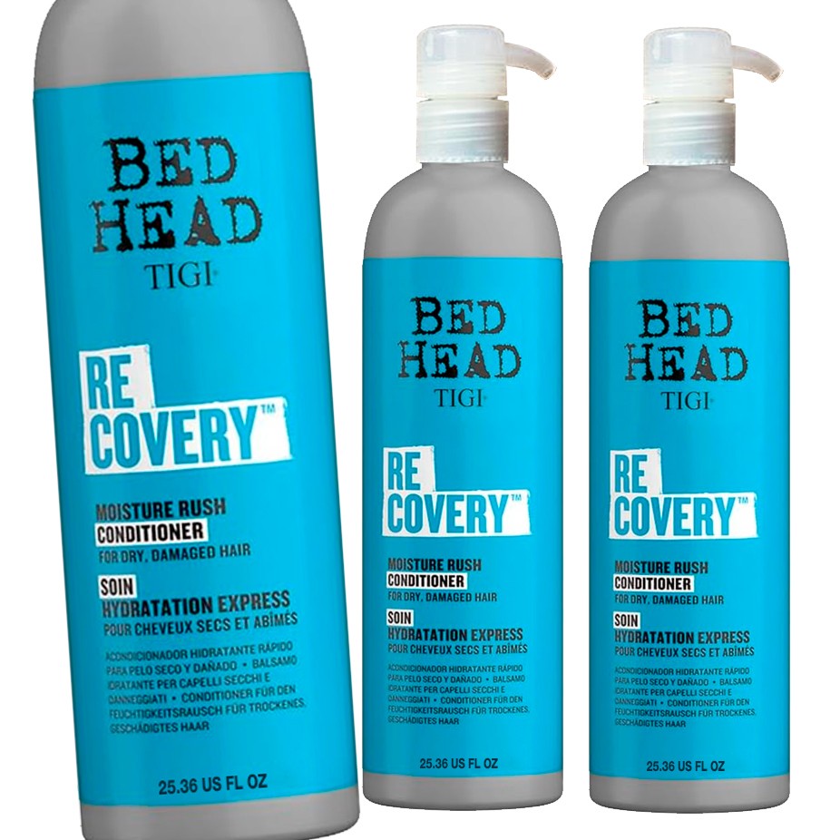 TIGI Bed Head Recovery Conditioner 25.36 oz *with pump - Pack of 3