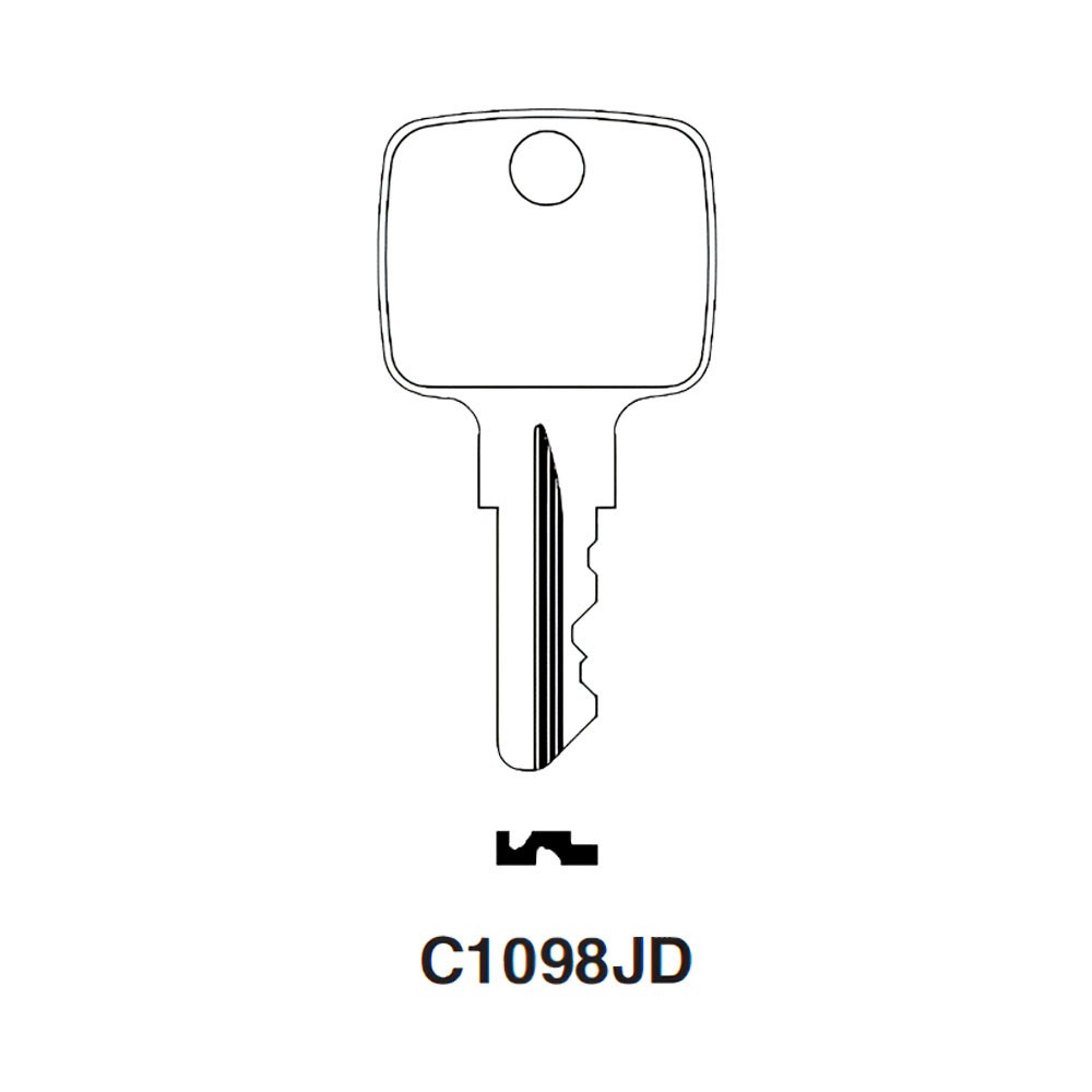 C1098JD Key Blank Nickel