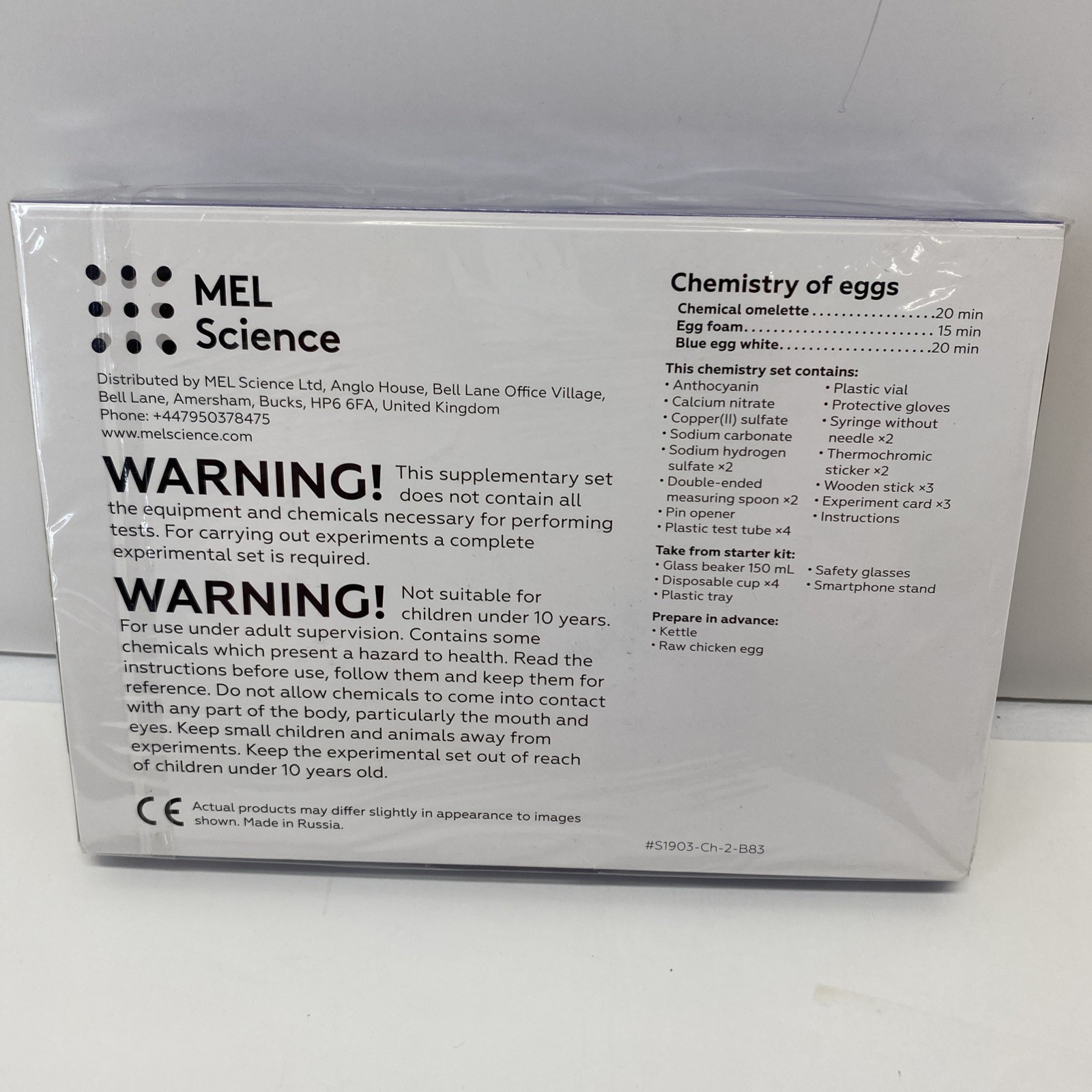 New Sealed Mel Chemistry Lot Of 3 Homeschool Science Kits 10+ 12+