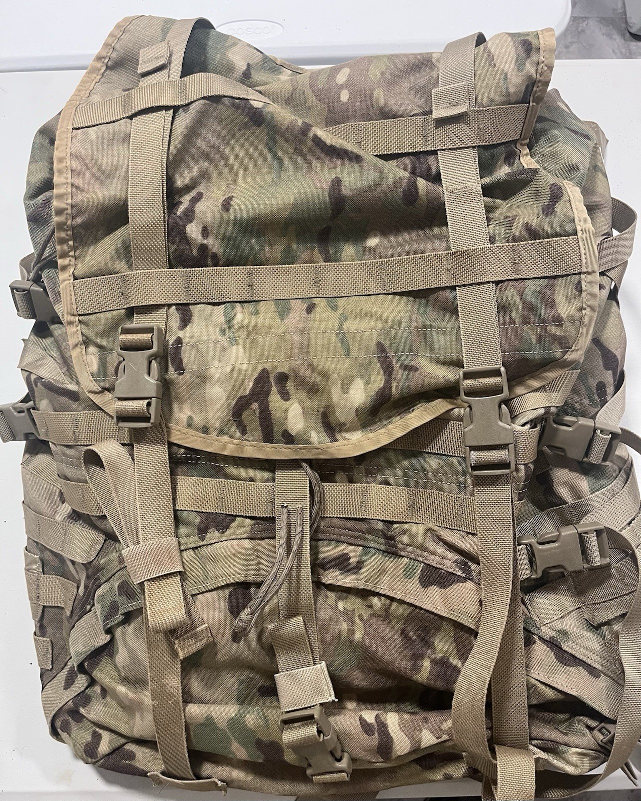 USGI MILITARY MOLLE Large OCP Rucksack Pack with Frame and Straps USED