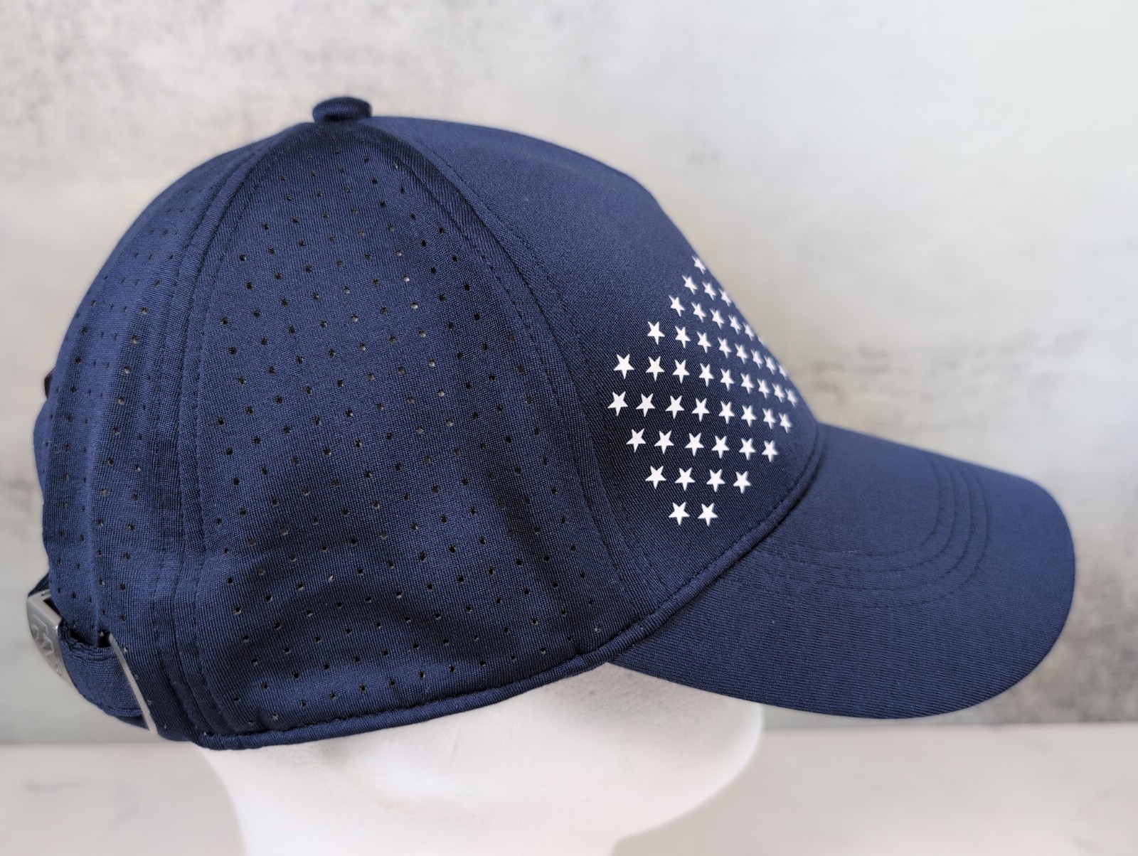 IZOD USA Flag Golf/Baseball Strapback Hat Cap Navy Blue
