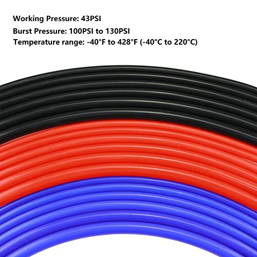 5FT ID 1/4" (6mm) High Temperature Silicone Vacuum 1/4" (6mm) - 5FT Black