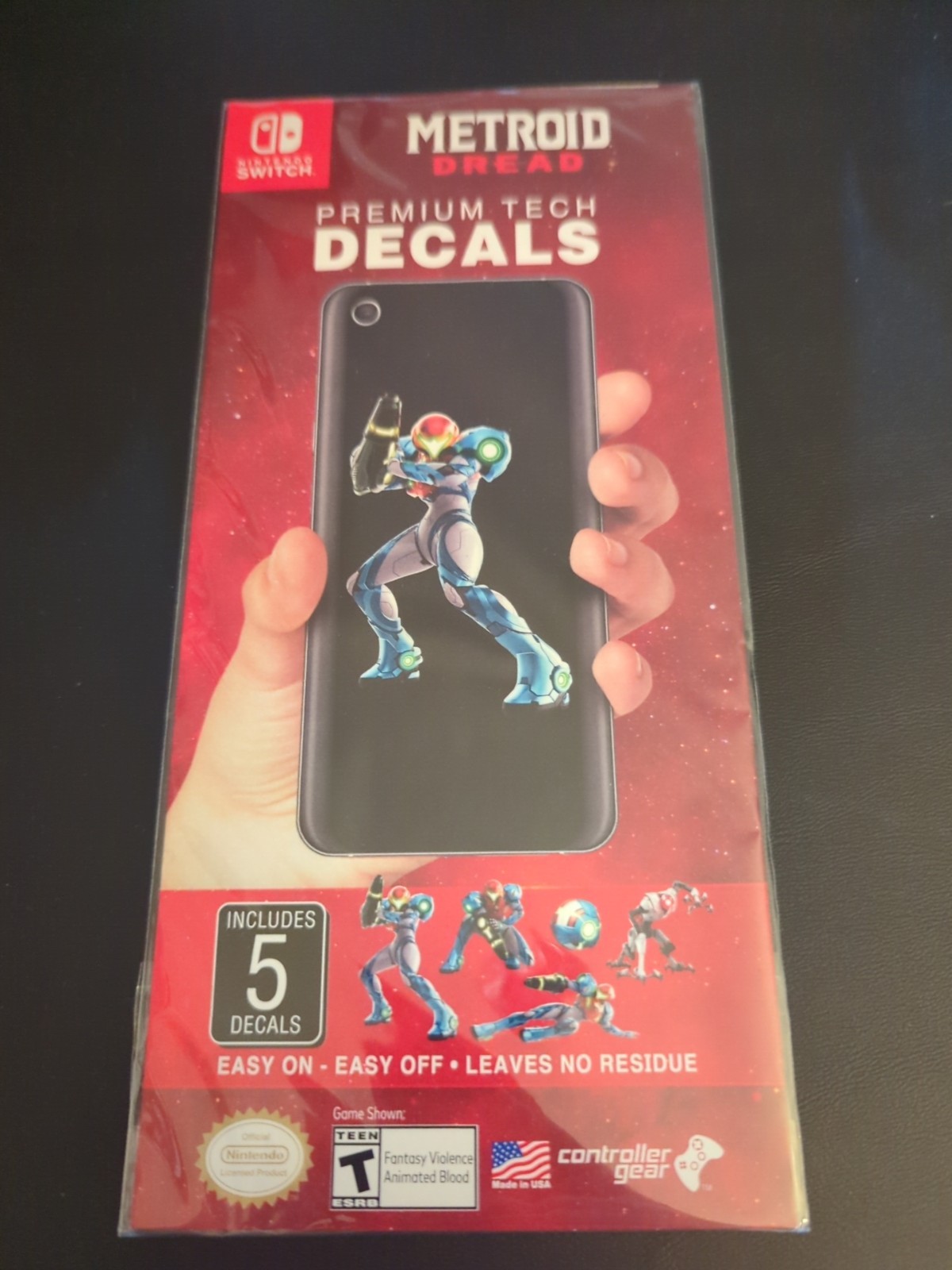 Metroid Dread Premium Tech Decals - Best Buy Exclusive - Sealed -