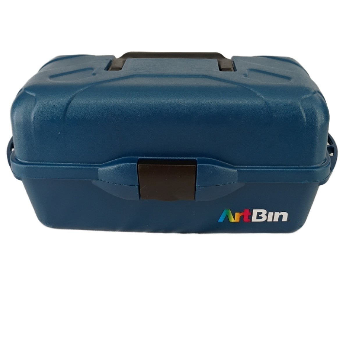 ART BIN Flambeau Products Blue w/Fold Out Tray Made In USA