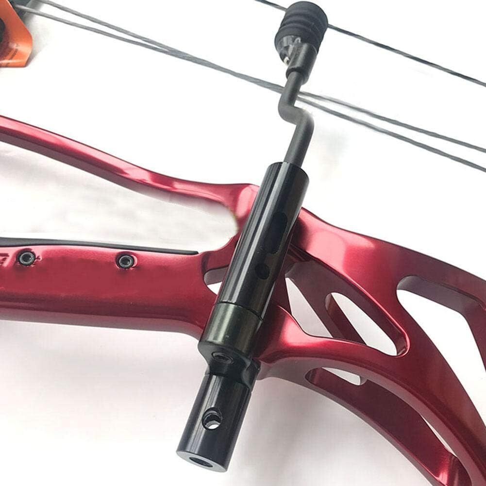 Compound Bow String Stop Bracket Suppressor Rod Stabilizer Mount Archery Hunting