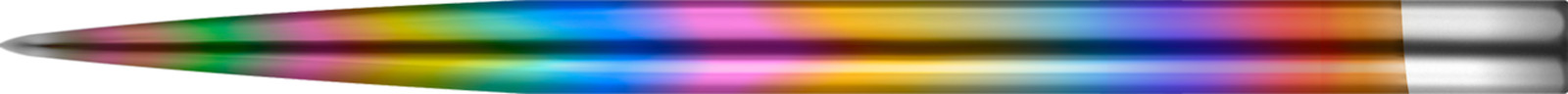 Mission Glide Dart Points - Replacement Smooth Points - Rainbow - Length 38mm
