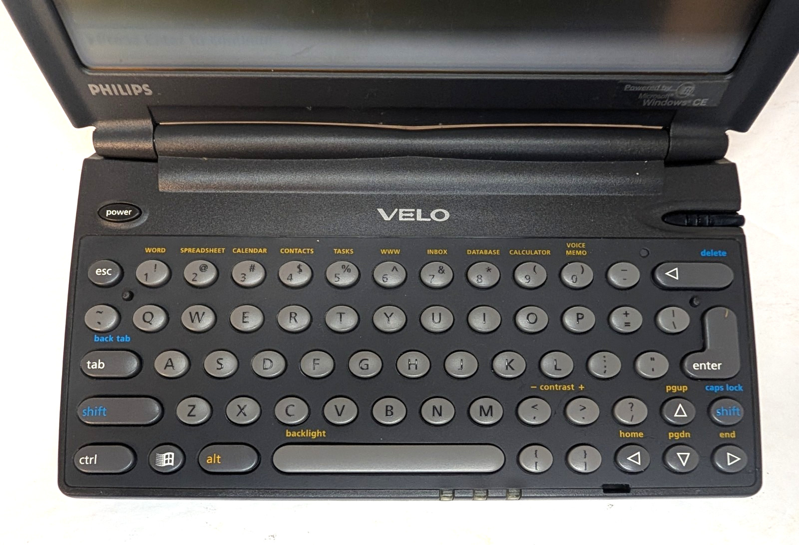 Philips Velo 500 Series Palmtop Pocket Computer Windows CE -- Vintage Computer