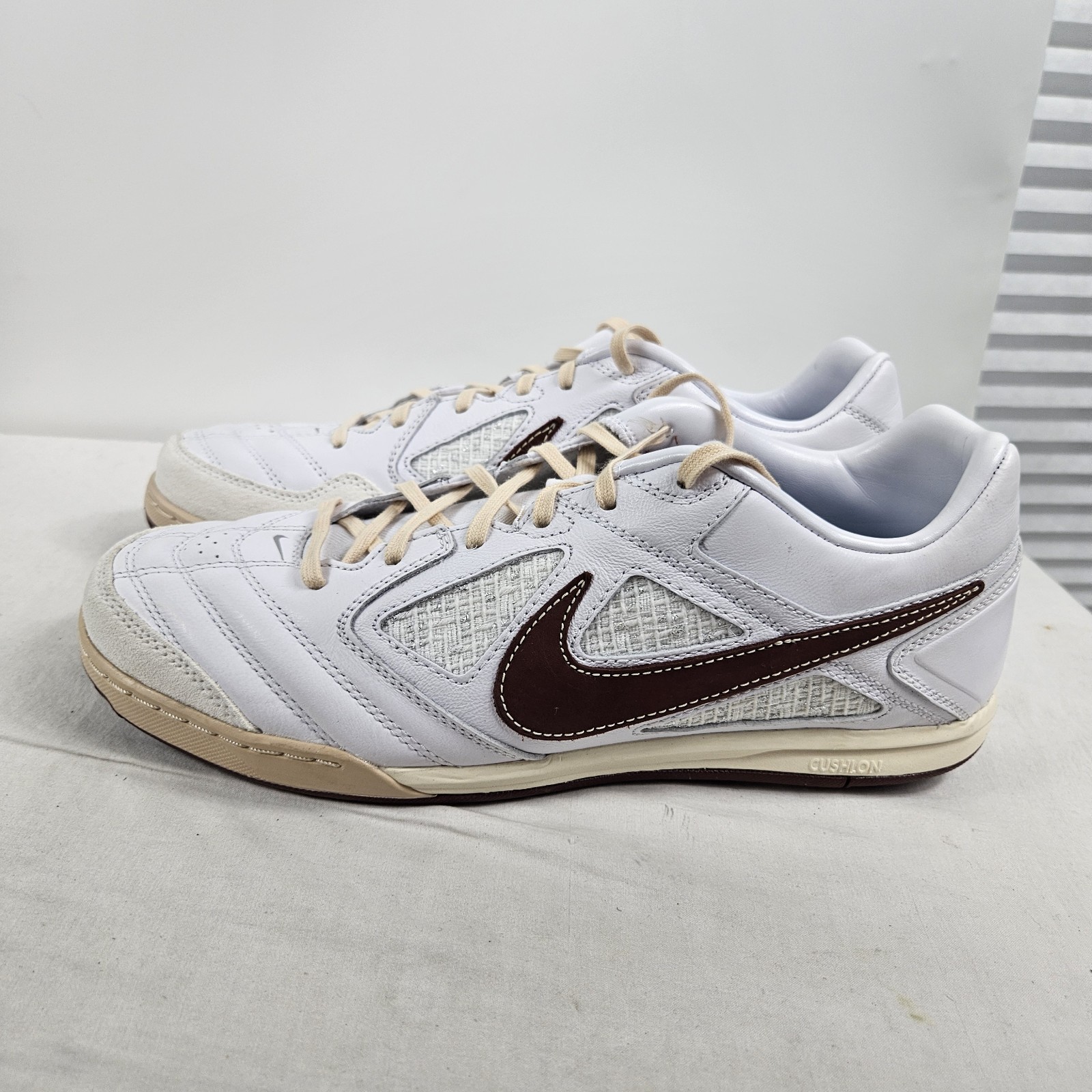 Nike GATO White Dark Pony Soft Pearl Men Casual Soccer Shoes IM6669-120 Size 13