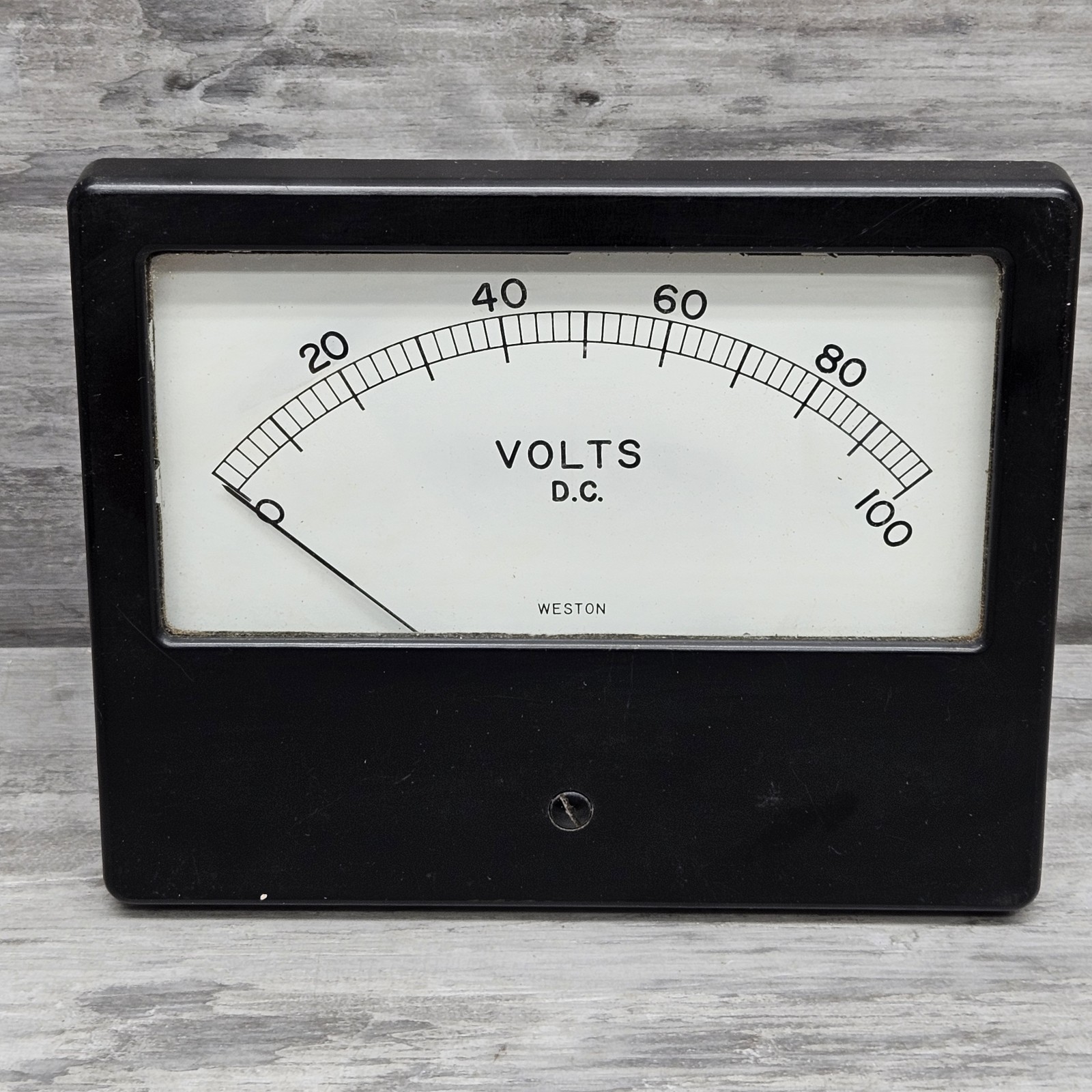 Weston Panel Meter Model 2021 Volts DC 0-100