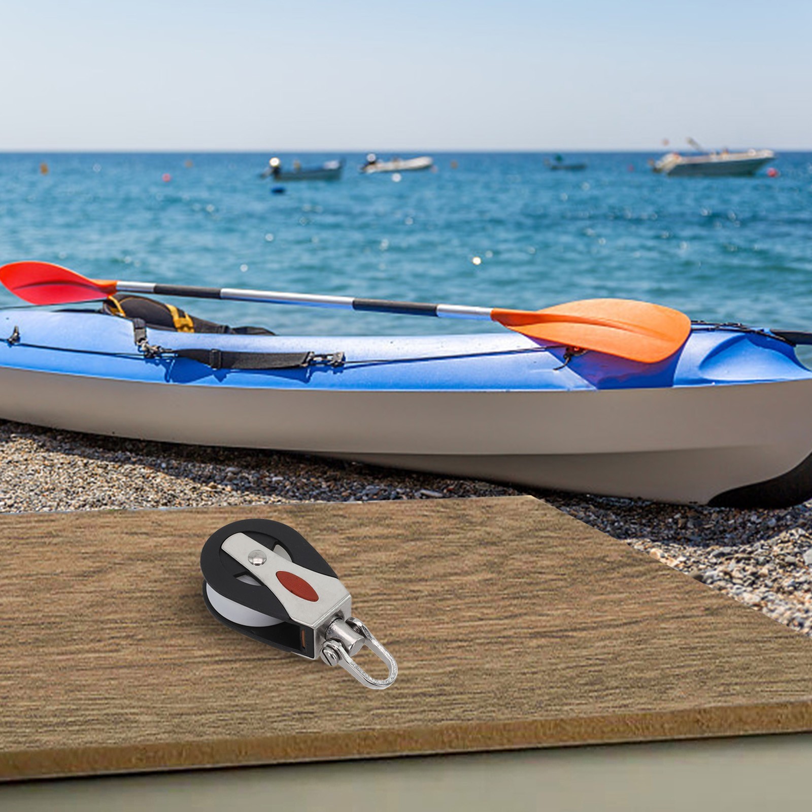 Efficient Single Pulley for 1500Lbs Load Capacity in Sailboat Applications