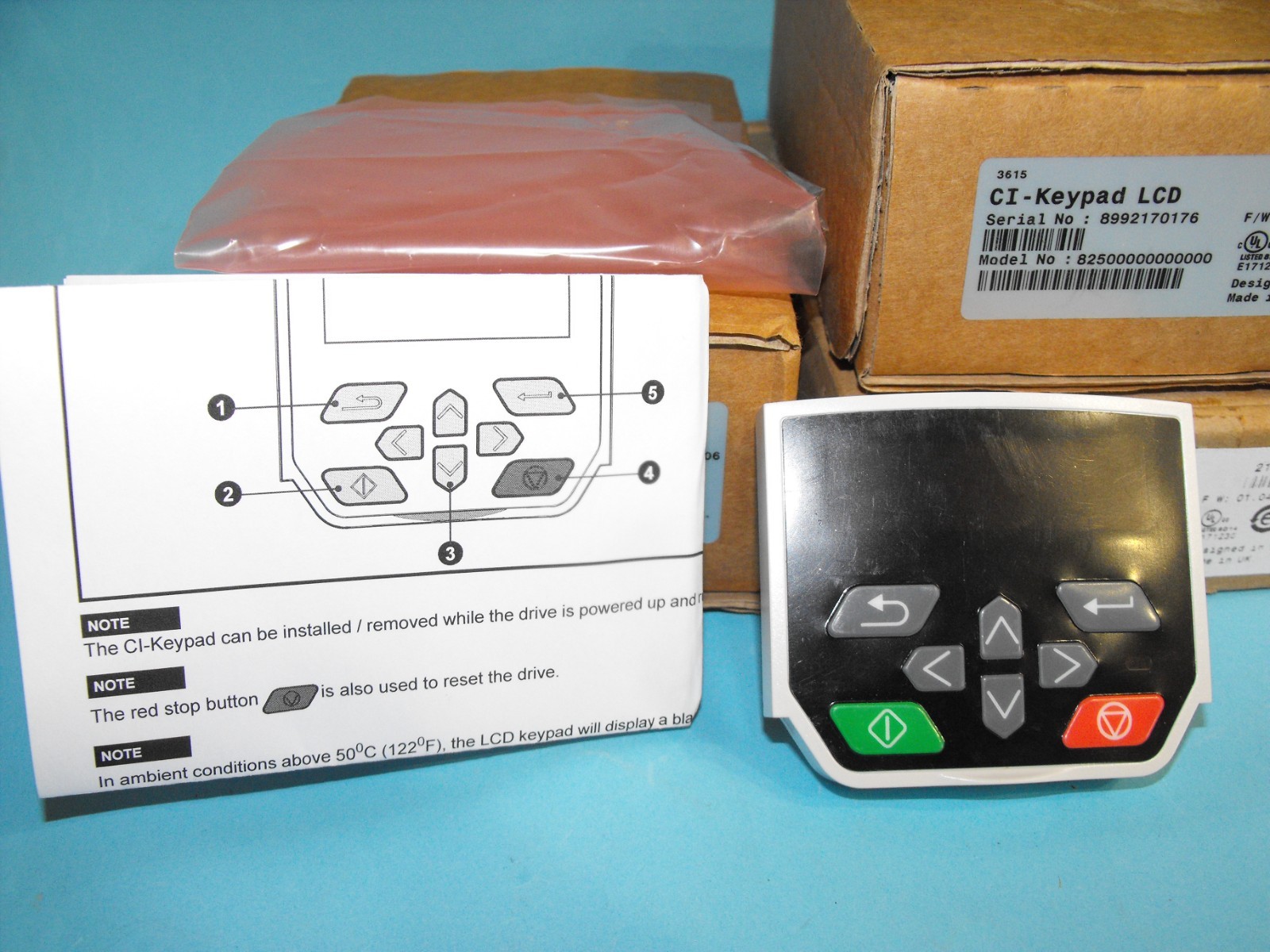 Control Techniques EMERSON CI-KEYPAD LCD.82500000000000.NEW