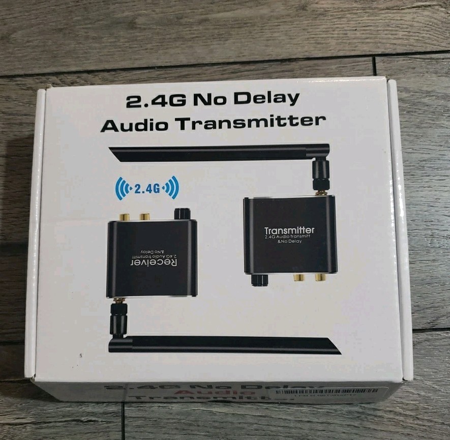Tendak 2.4Ghz Wireless Audio Transmitter Receiver, 160 ft Long Range Low Laten..