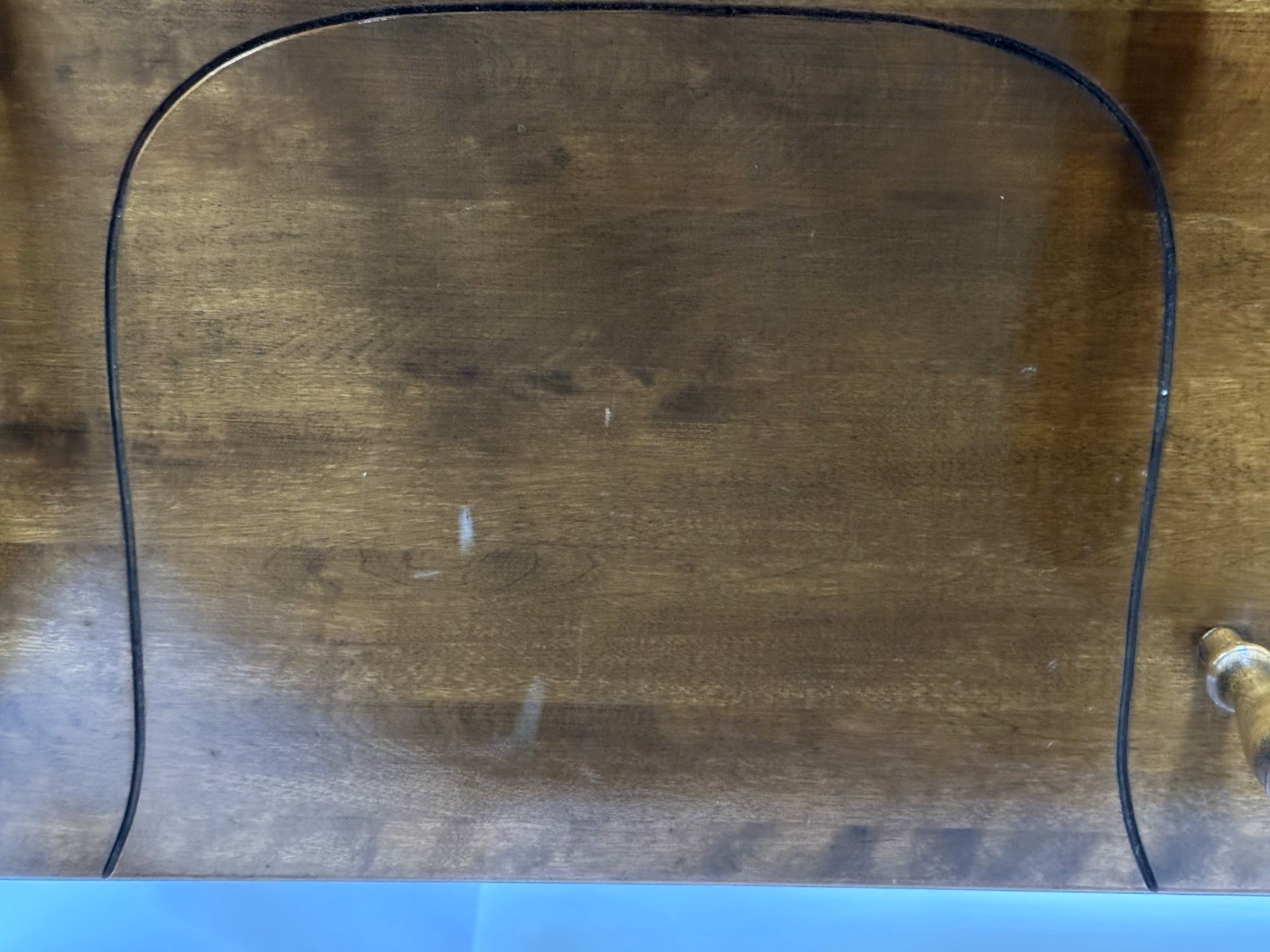 Vintage Nice Ethan Allen Gossip Bench Telephone Table Solid Maple Wood Colonial