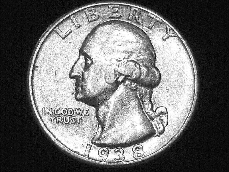 1938-S Washington Quarter --- Almost Uncirculated
