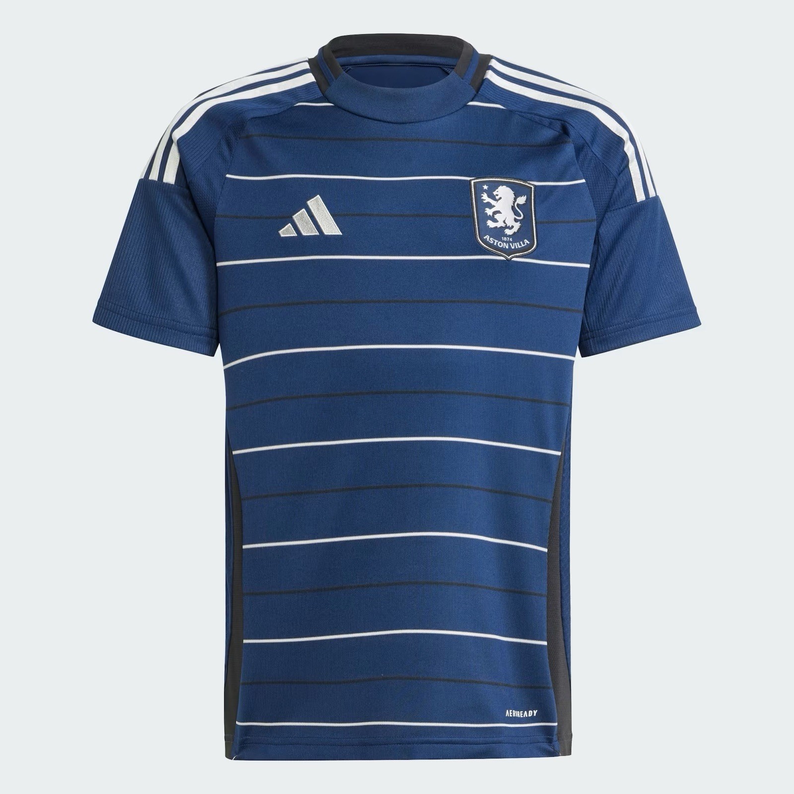 Sz M- Adidas Men’s ASTON VILLA FC 24/25 THIRD JERSEY, Collegiate Navy/Metallic.