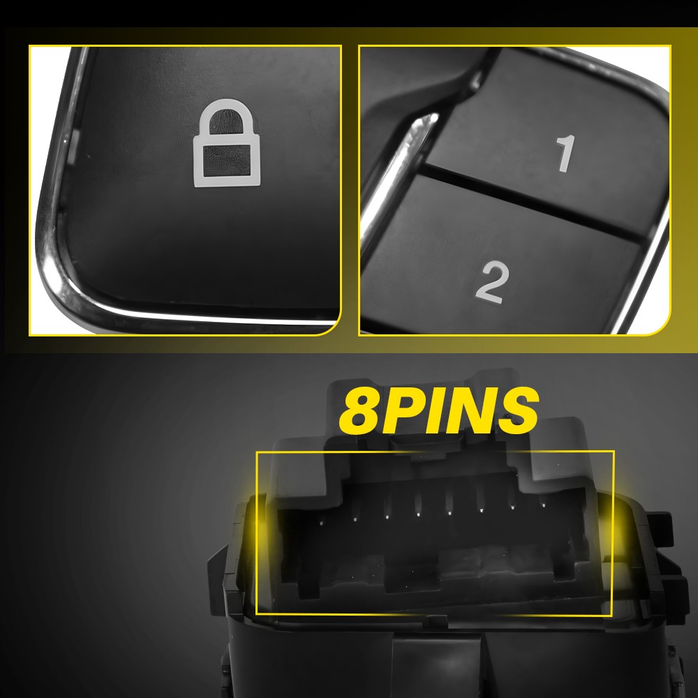 BB5Z14776AA Front Driver Side Door Lock Switch Button For 2015-2018 Ford F-150