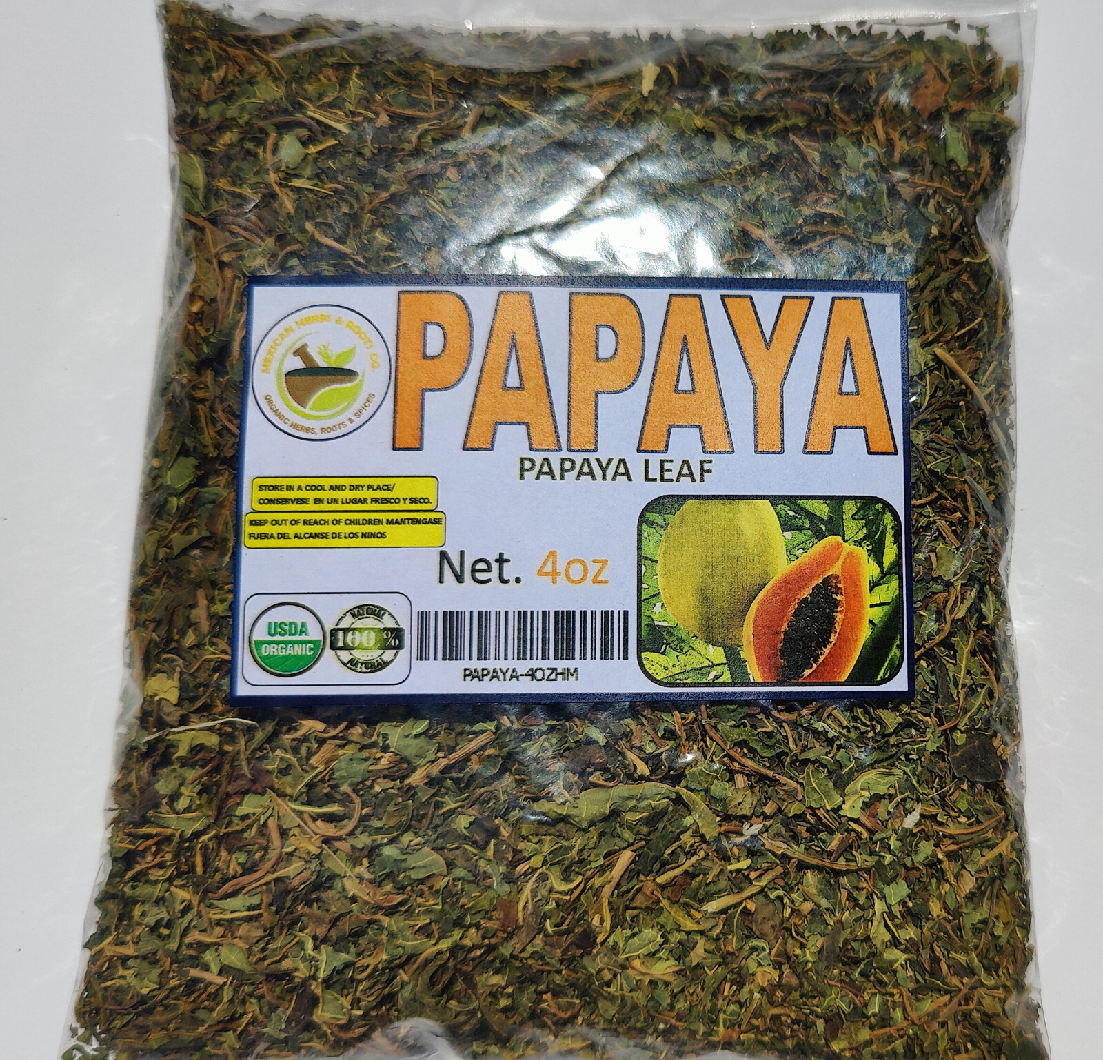 4oz Hojas de papaya, papaya leaves, papaya leaf,te/tea hoja de papaya Natural