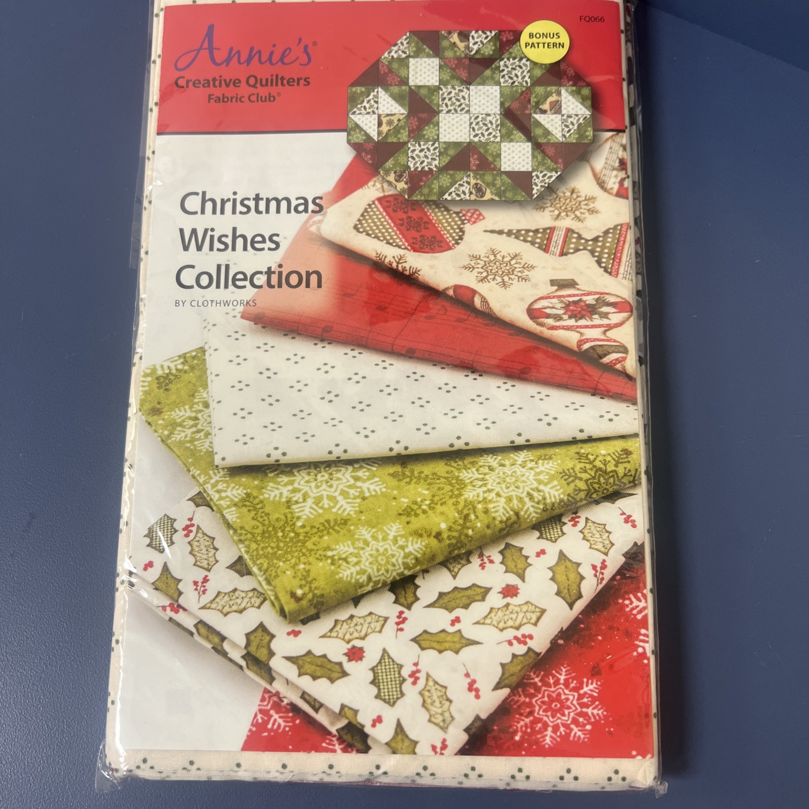 Annie's Holiday Quilters Club Christmas Wishes Collection jubilant Placemat New
