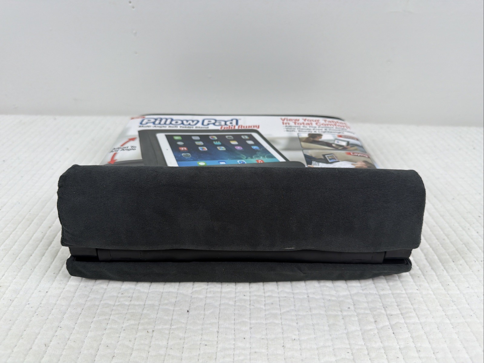 Ontel Pillow Pad Fold Away Tablet Holder Multi-Angle Compact