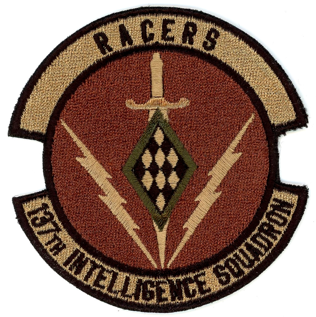 US Air Force Patch: 137th Intelligence Squadron RACERS