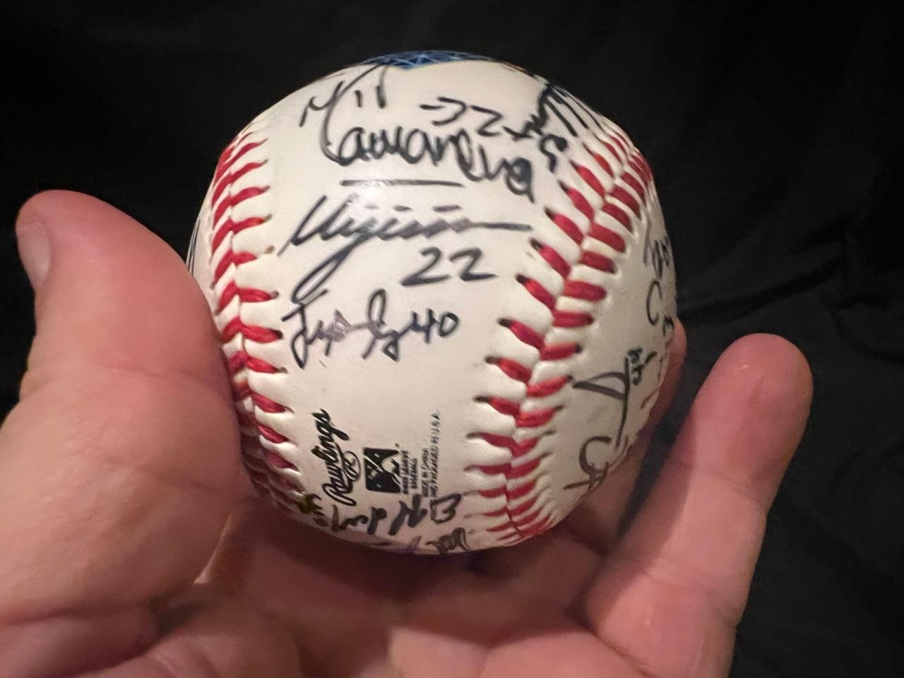Original Authentic Player Signature Signed Team Brooklyn Cyclones Baseball 2011