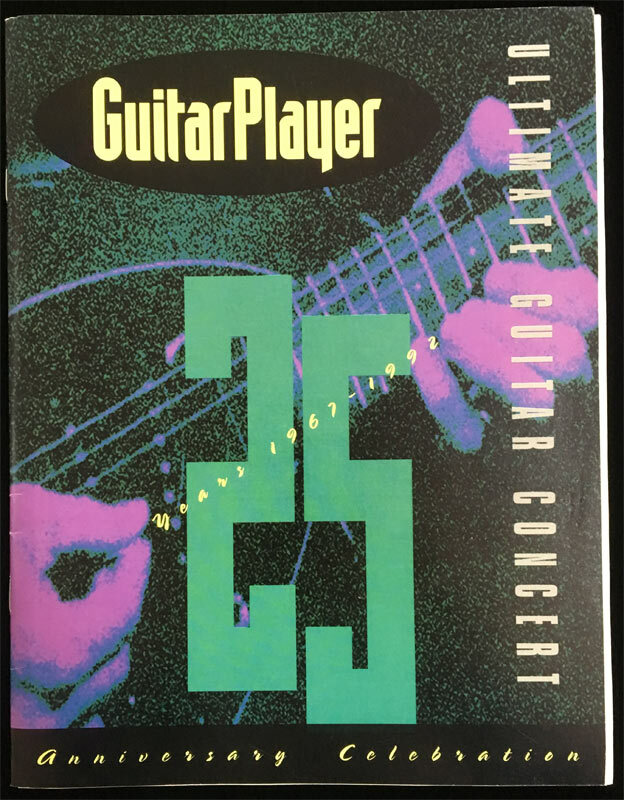 Guitar Player 25th Anniversary Concert Program 1992 Al Di Meola Dick Dale RARE!