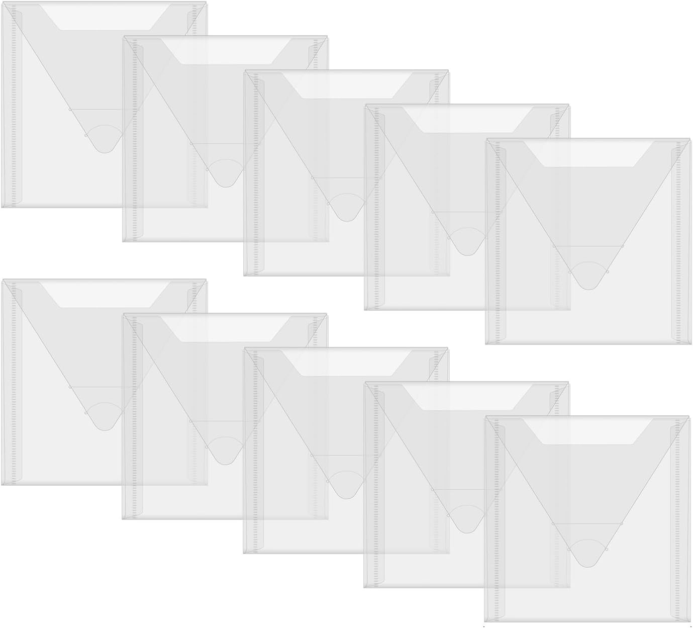 20 Pack 4.75X4.75" Square Storage Bag,Resealable Plastic Envelopes Pockets for C