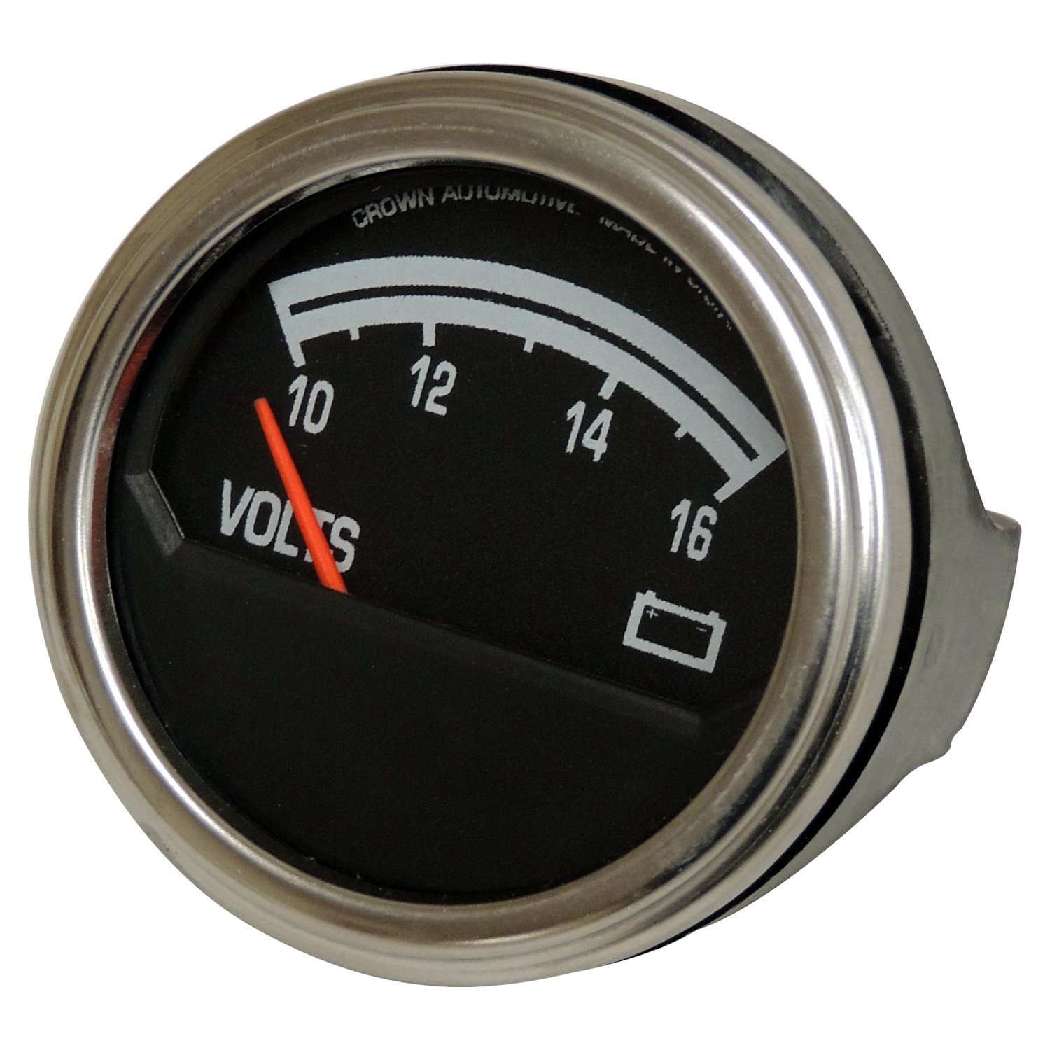 Crown Automotive J8126659 Voltmeter Gauge Black for Jeep CJ-5 CJ-7 CJ-8