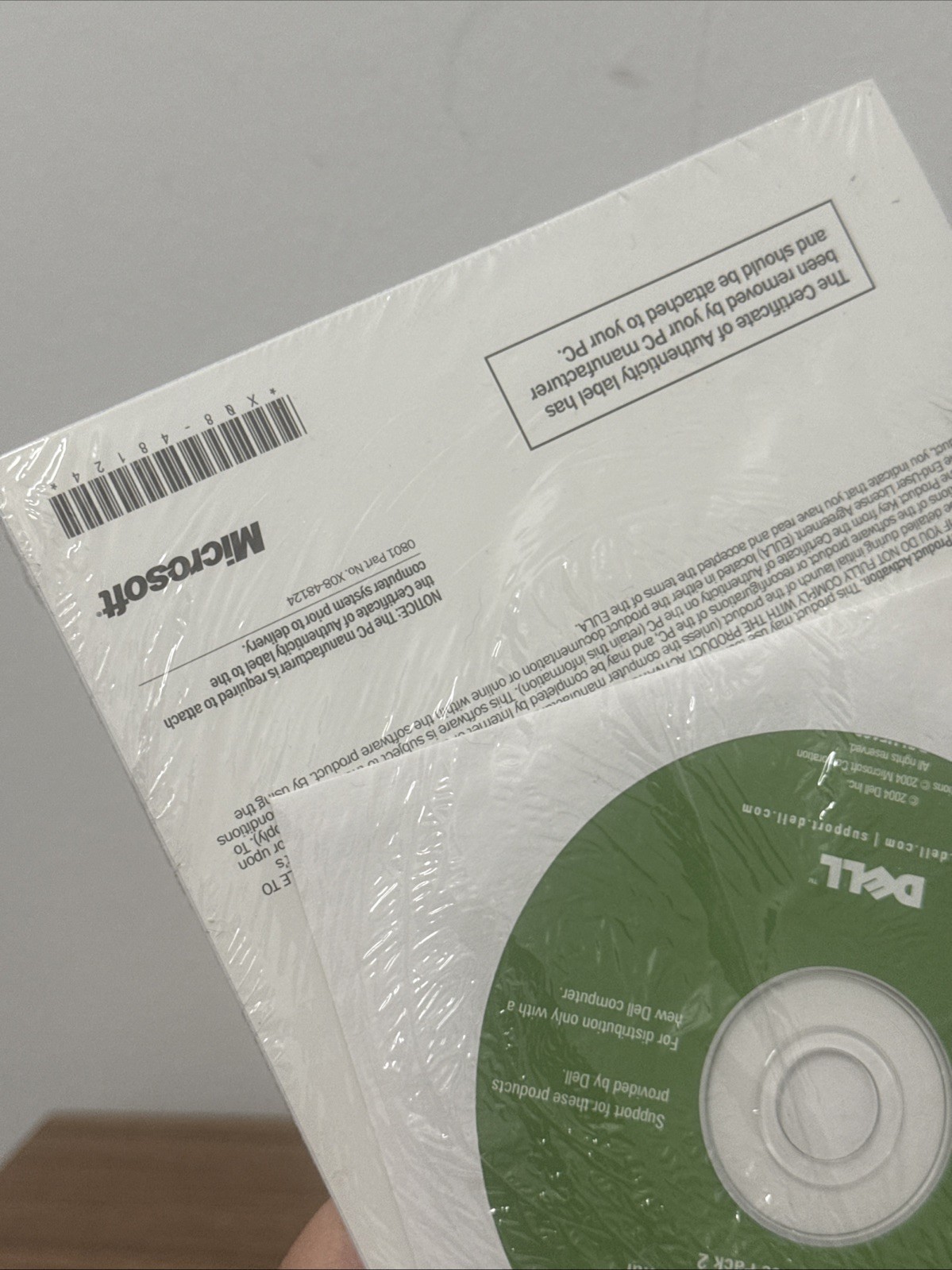 Dell Microsoft Windows XP Professional Version 2002 Software - New Sealed
