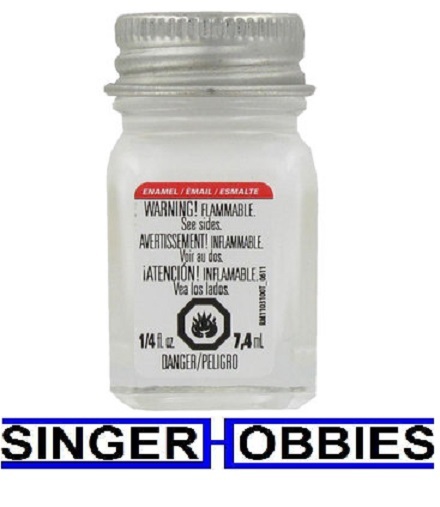 Testors 1145TT Enamel 1/4 oz Gloss White NEW SEALED TES1145TT HH