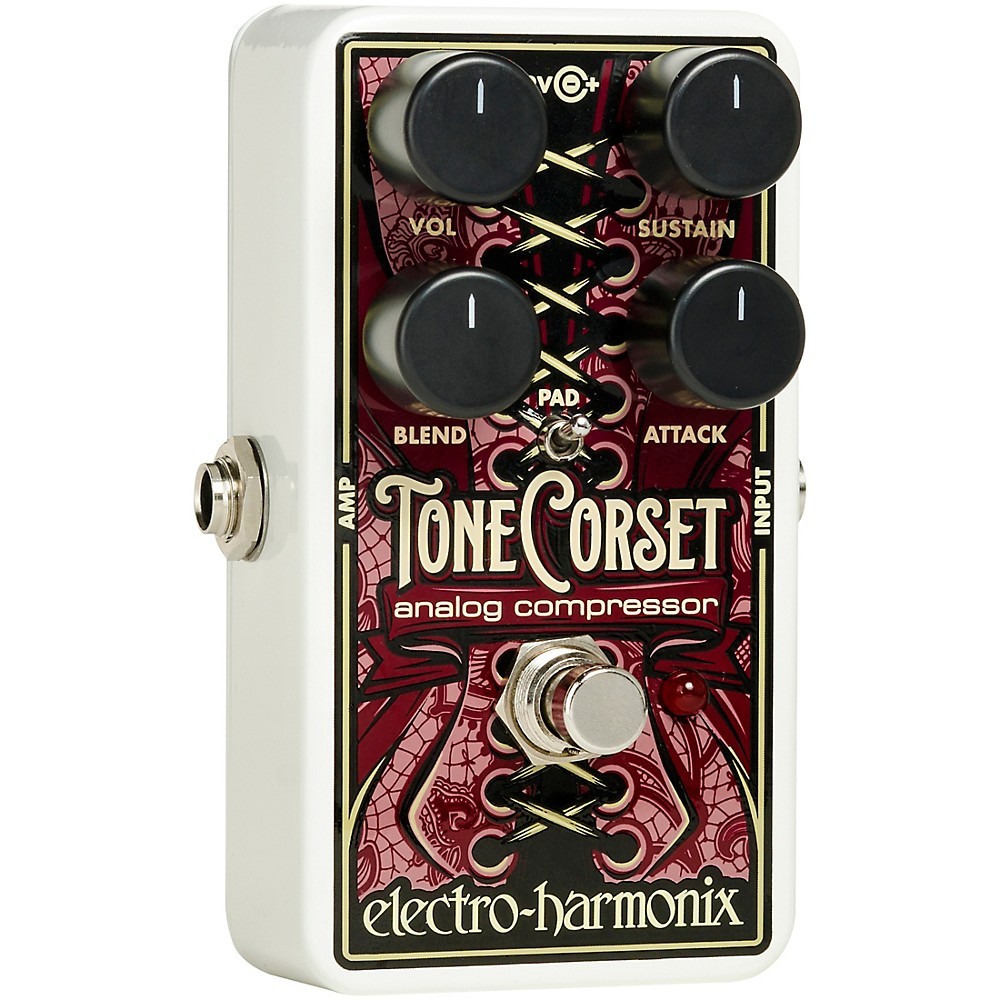 ElectroHarmonix Tone Corset Analog Compressor Effects Pedal