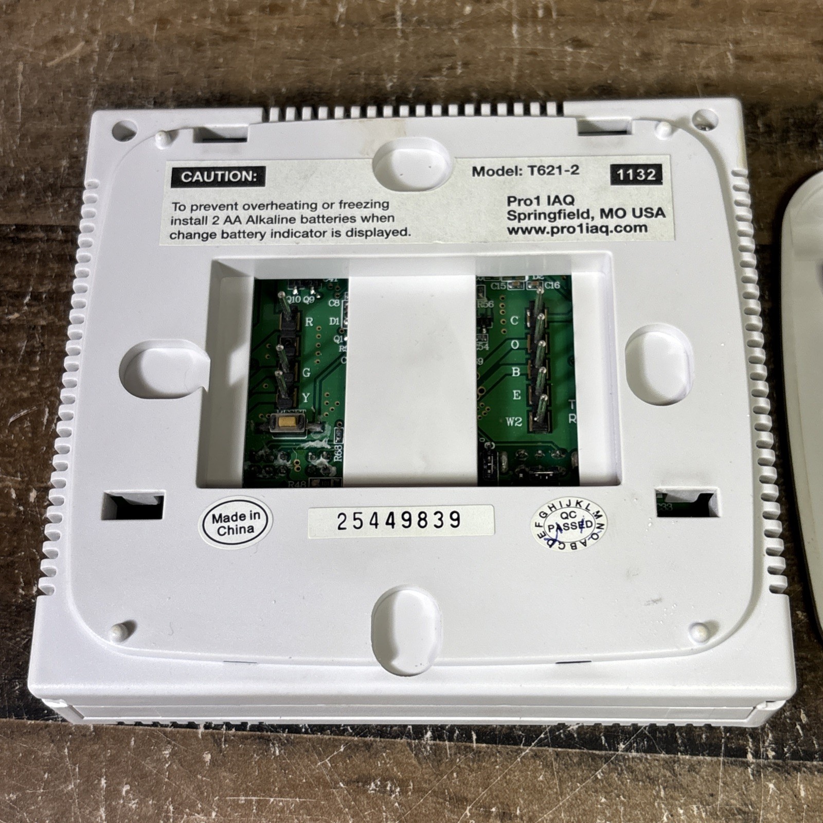 Pro1 IAQ T621-2 Multi-Stage Non-Programmable Thermostat Tested Working