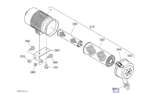 Kubota Engine Valve, Evacuator TA040-93250, 1G657-11472