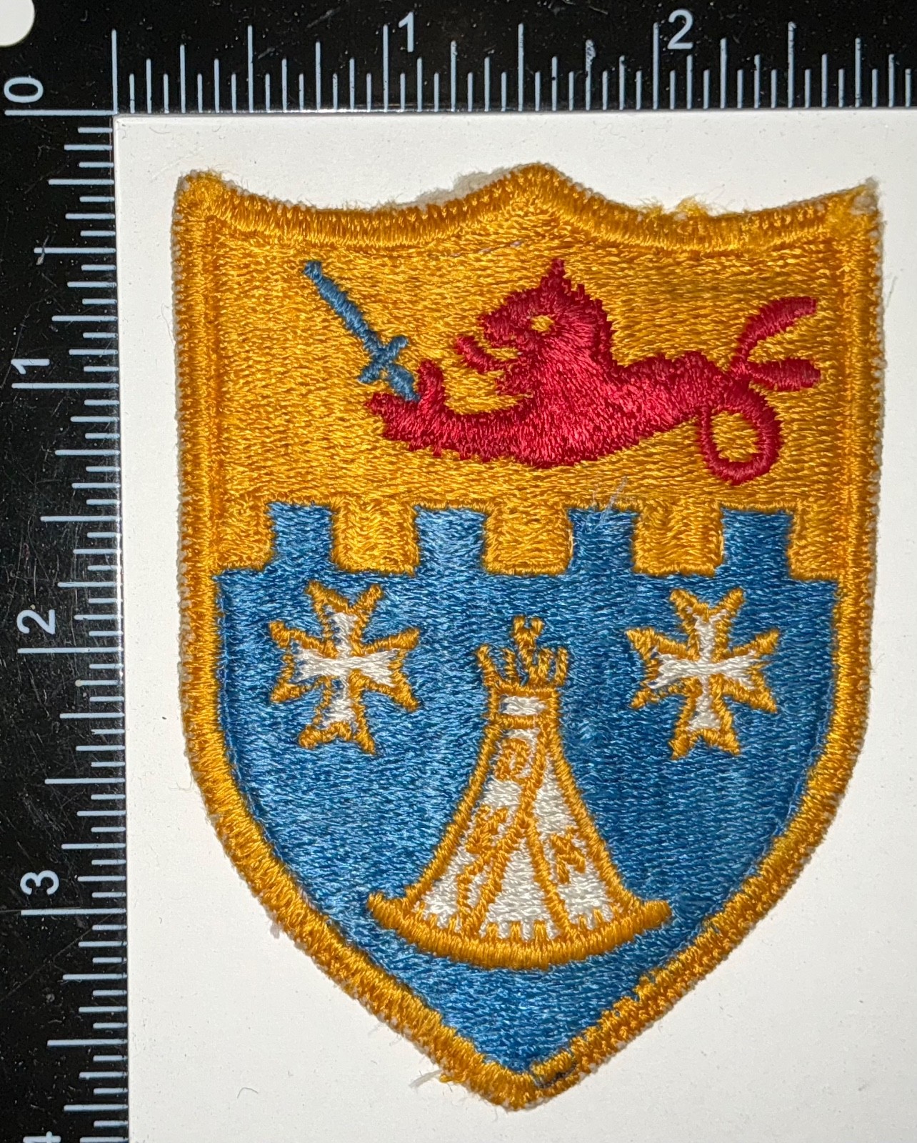 Cold War US Army 12th Infantry Regt Regiment US Made Patch