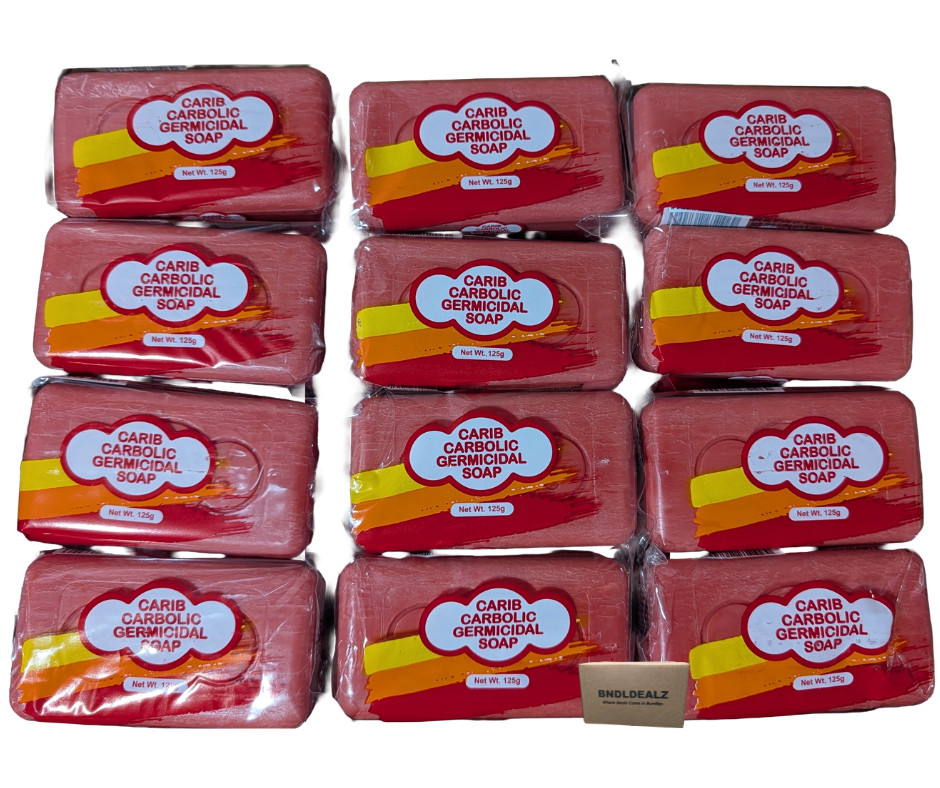 Jamaican Carbolic Soap 12 Pack 125g | Carib Germicidal Bars Bulk