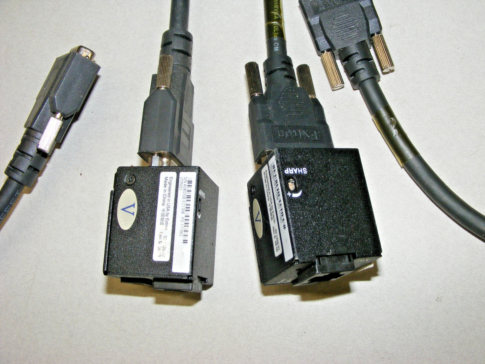 (2) Extron VTR001 Receiver