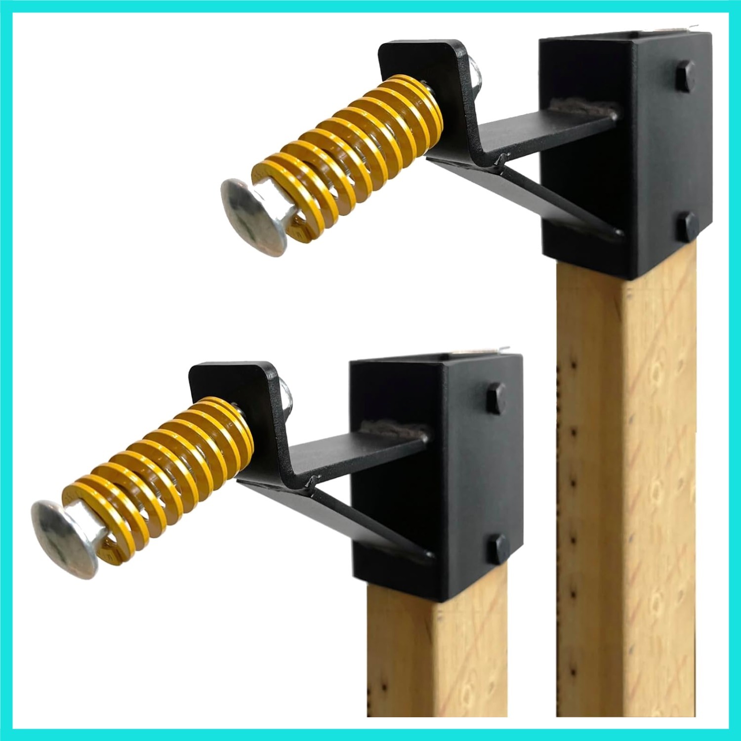 2x4 AR500 Steel Gong Target Hanger, Target Mount Bracket for IDPA/IPSC Torso ...