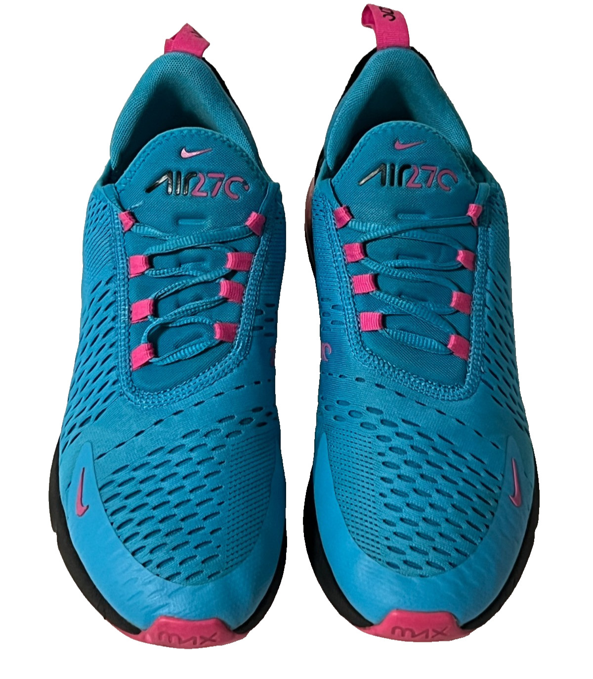 Nike Air Max270 South Beach BV6078400 Mens 9 Blue Running Shoes (No Insoles)