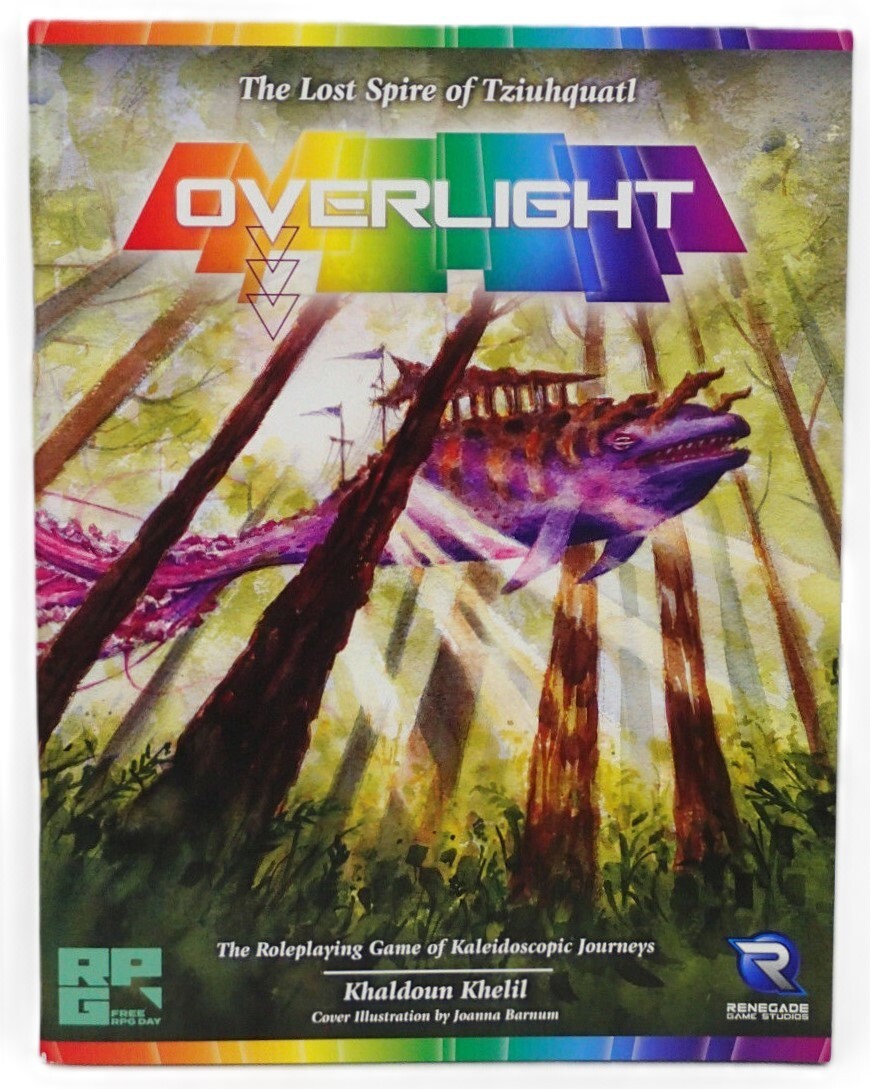 Overlight The Lost Spire of Tziuhquatl Free RPG Day 2020 Adventure Promo