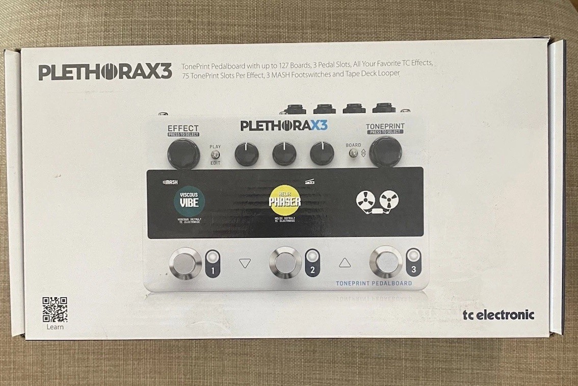 TC Electronic Plethora X3 Digital Multi-Effects Pedalboard for Electric Guitar