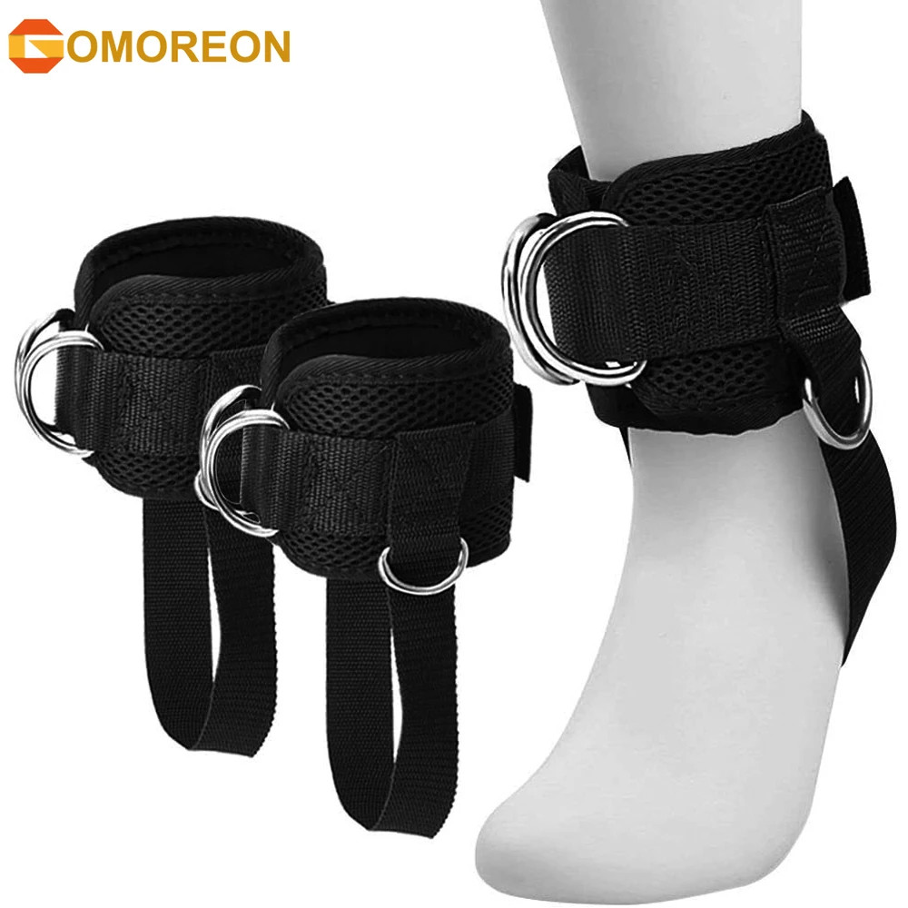Adjustable Ankle Straps for Cable Machines Gym Cable Attachments Leg Kickbacks