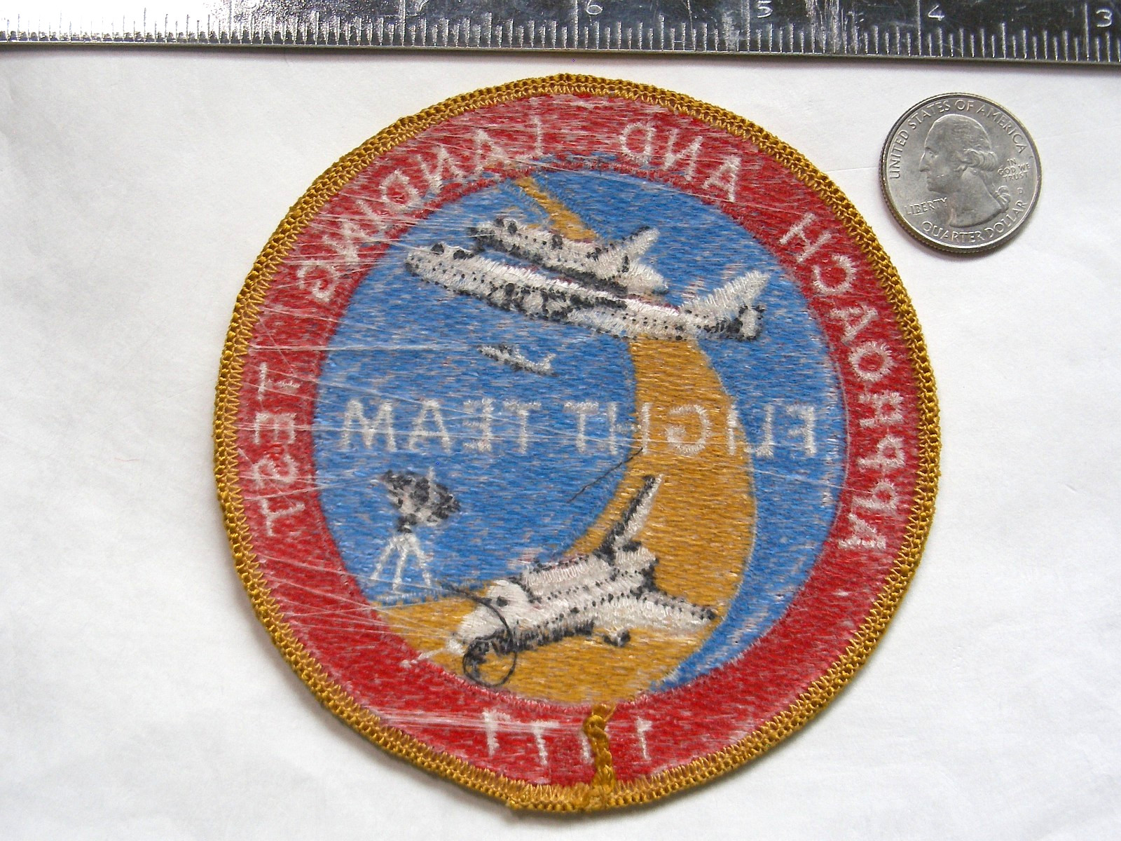 Approach & Landing Test Flight Team Patch NASA ALT Orbiter Enterprise 1977 Space
