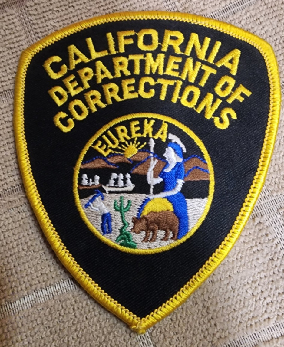 CA California Department of Corrections Patch