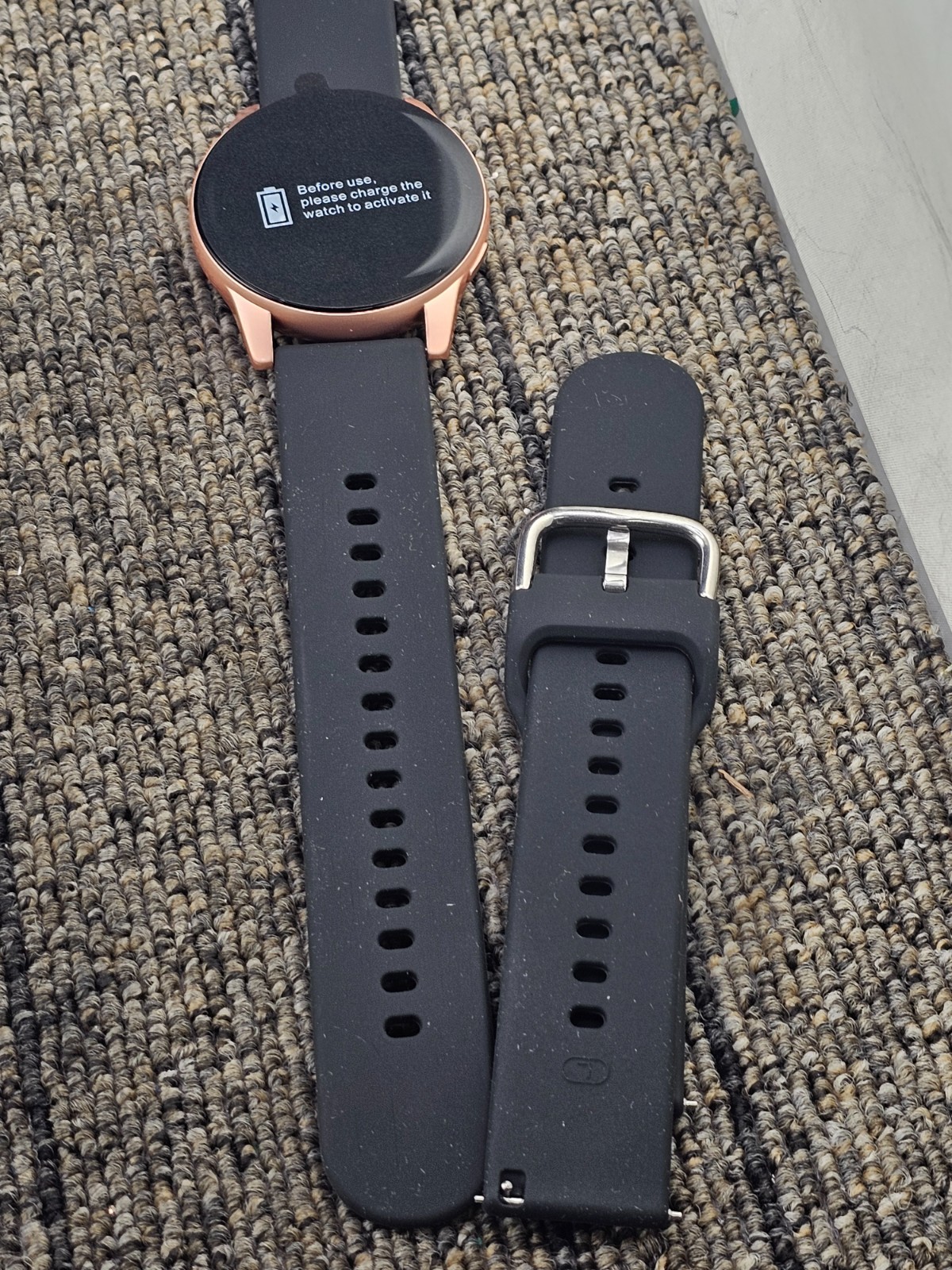 Letsfit E42: Black Bezel + Black Band Letsfit Smart Watch