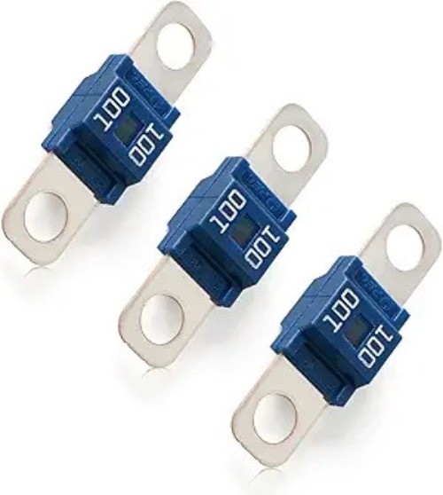 3PCS Midi Fuse, High Current 100A, for Cars, Buses, Trucks, Caravan Size: 100A
