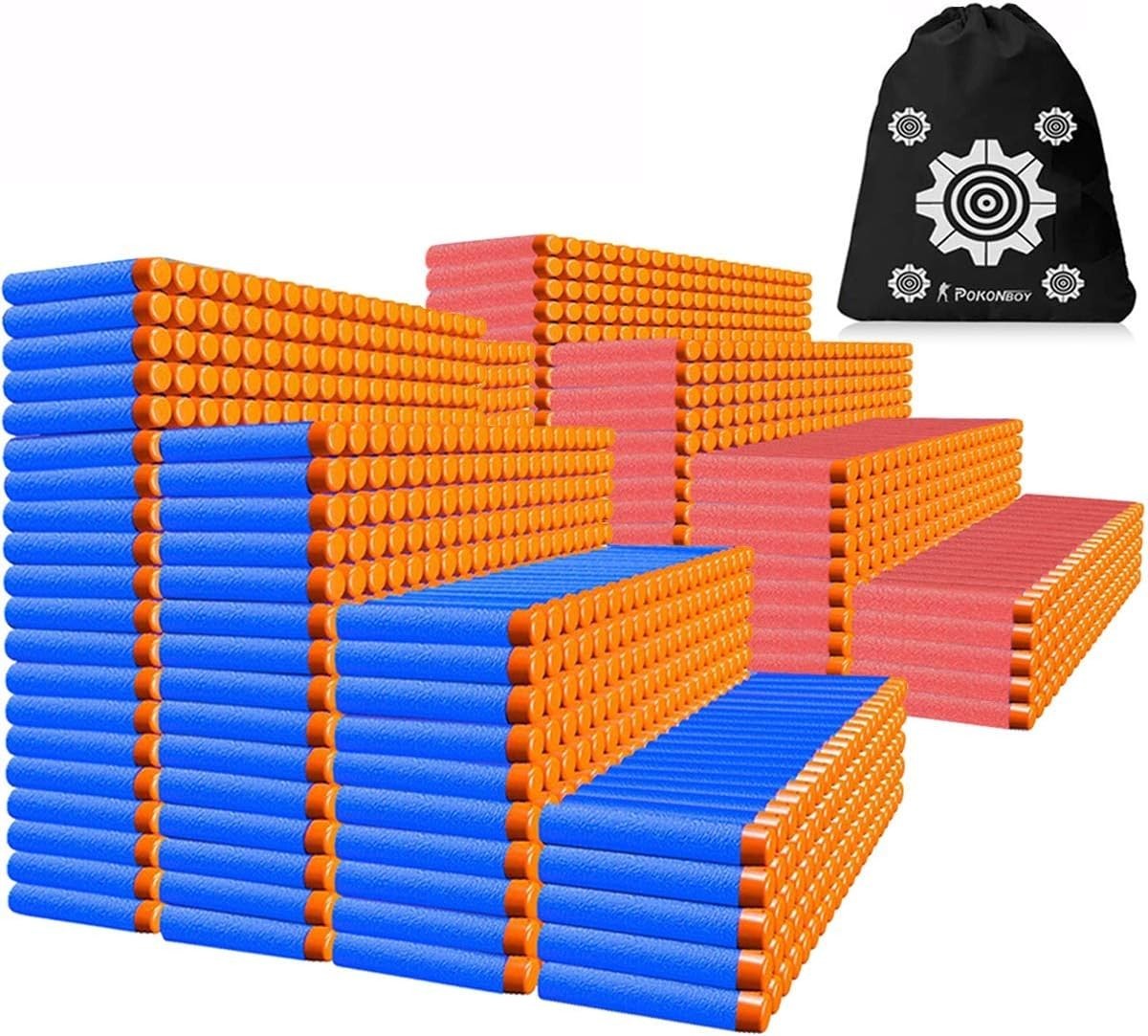 Compatible With Nerf Darts Bullets - 1000 Pack Darts Refill Pack Compatible With