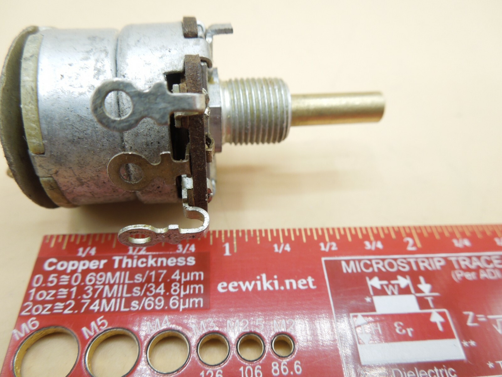 50K (50,000) Ohm Potentiometer LOG w/Switch (LOT OF 2)