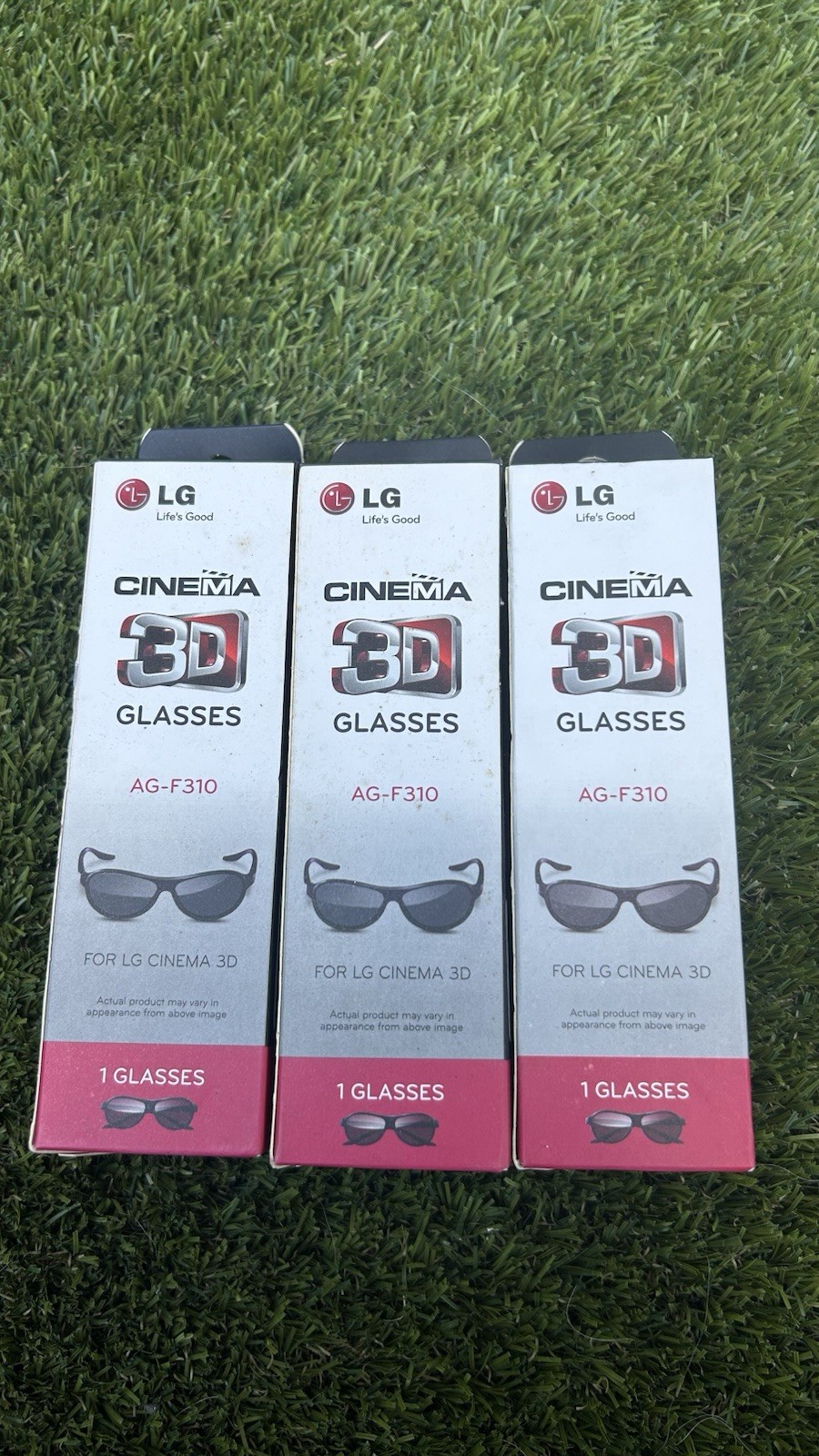 LG Cinema 3D Glasses (3 Pairs ) AG-F310 NEW